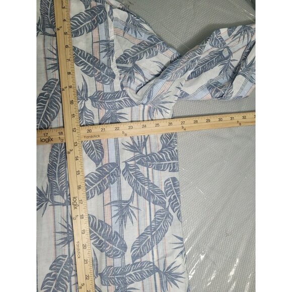 Caribbean Mens Shirt Size XL Long Sleeve Button Up White Linen Blend. NWT 37 - Picture 10 of 11